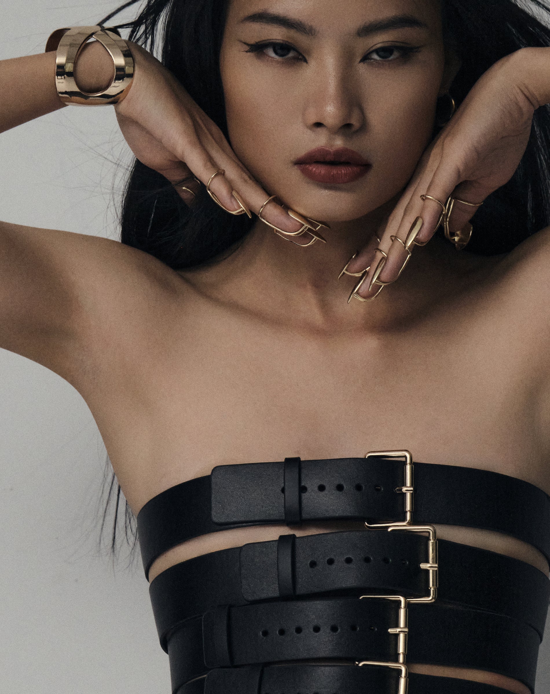 Hudia Corset Belt – Structured Vegan Leather Corset Belt | IINFYNII